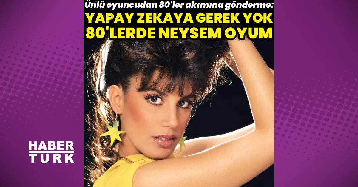80'ler akımında yapay zekaya 'hayır': Ünlüler arşivlerindeki gerçek fotoğrafları paylaştı