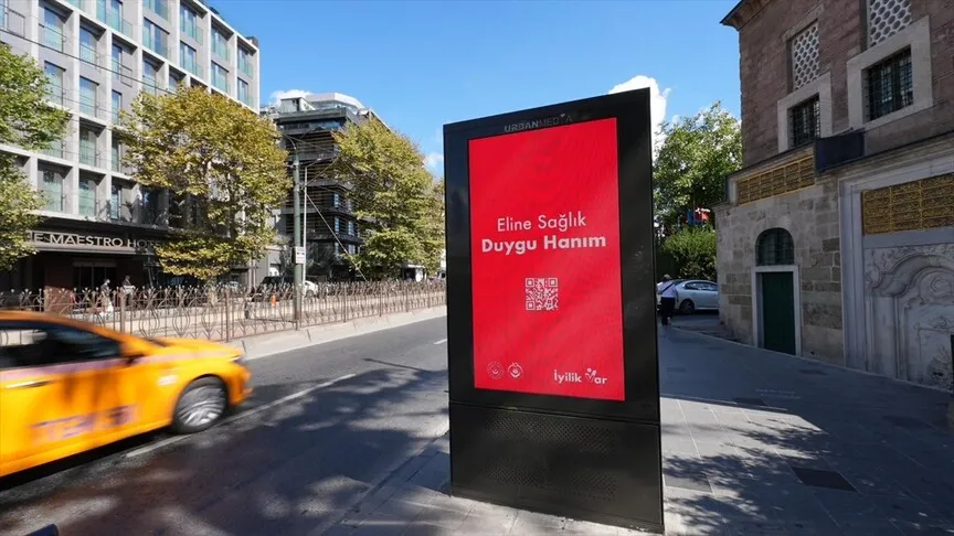 81 ildeki dev ekranlarda 'İyilik Var' kampanyası başladı