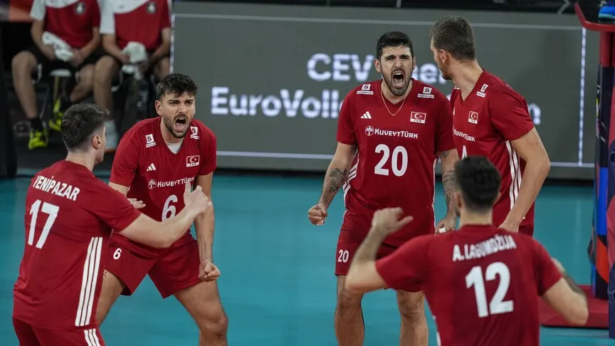 A Milli Erkek Voleybol Takımı, İsviçre'yi 3-0 Mağlup Ederek İlk Galibiyetini Aldı
