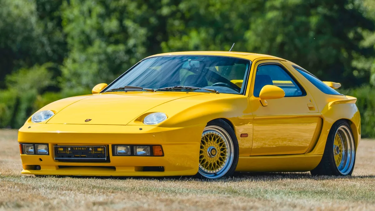 Almanya'da Nadir Sarı Gemballa Porsche 928 Satışa Çıktı