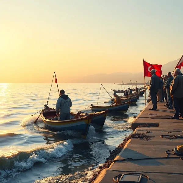 Av yasağı kaldırıldı, balıkçılar yeni sezon için denize açıldı