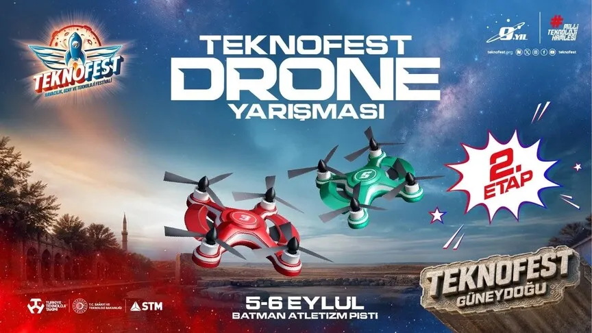 Batman'da drone heyecanı: TEKNOFEST'in ikinci etabı 5 Eylül'de