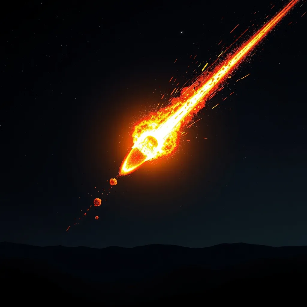 Bilim İnsanları Meteoritlerin Yeryüzüne Düşüşündeki Yedi Aşamayı Belirledi
