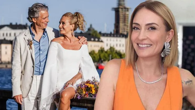 Ceyda Düvenci ve Güçlü Mete Stockholm'de dünya evine girdi