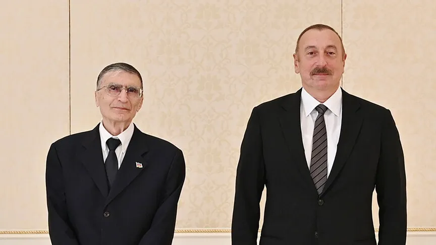 Cumhurbaşkanı Aliyev'den Aziz Sancar'a Yüksek Devlet Nişanı