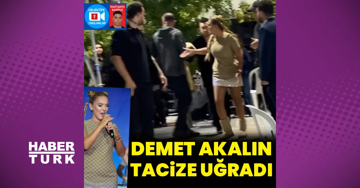 Demet Akalın konserinde taciz olayı yaşandı