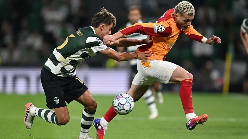 Galatasaray, Lizbon'da Sporting'e Yenildi