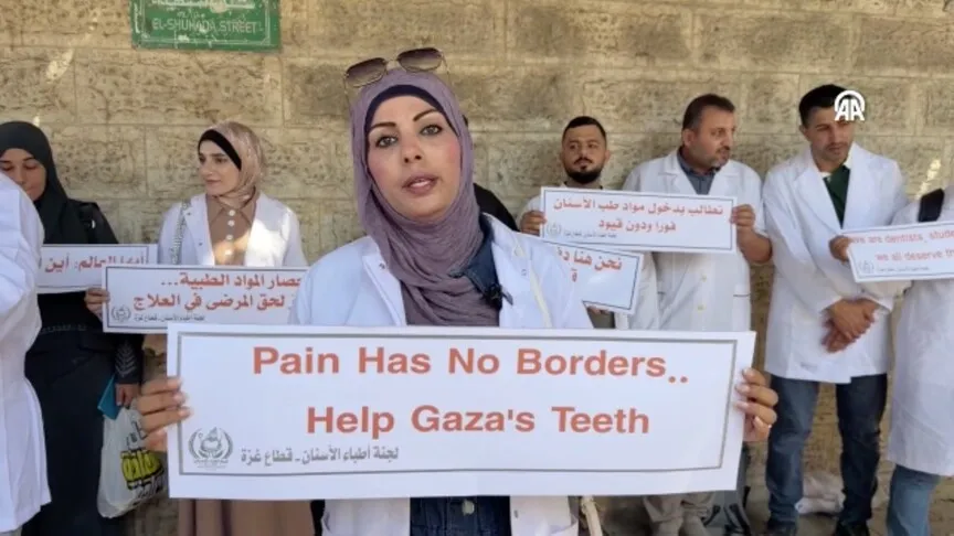 Gazze'de diş hekimlerinden malzeme kıtlığı uyarısı