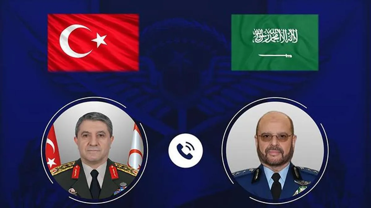 Genelkurmay Başkanlarından telefon diplomasisi: Bayraktaroğlu Al-Ruwaili ile görüştü