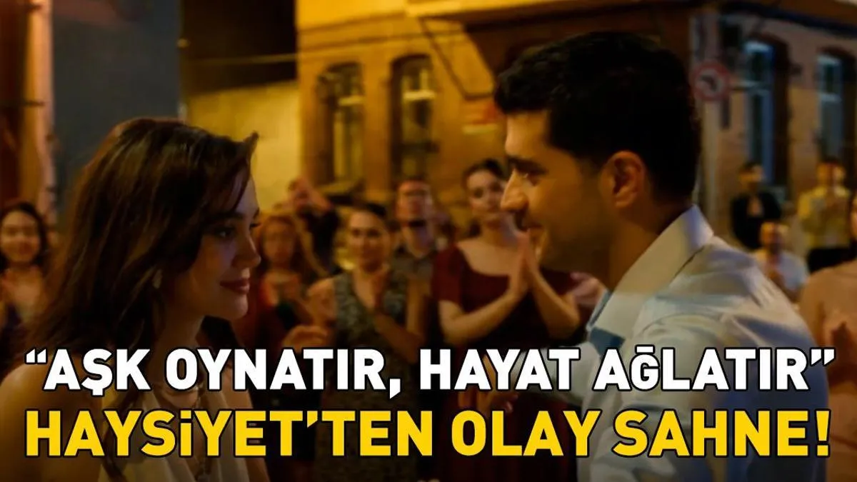 Haysiyet dizisinin ilk sahnesi sosyal medyada heyecan yarattı