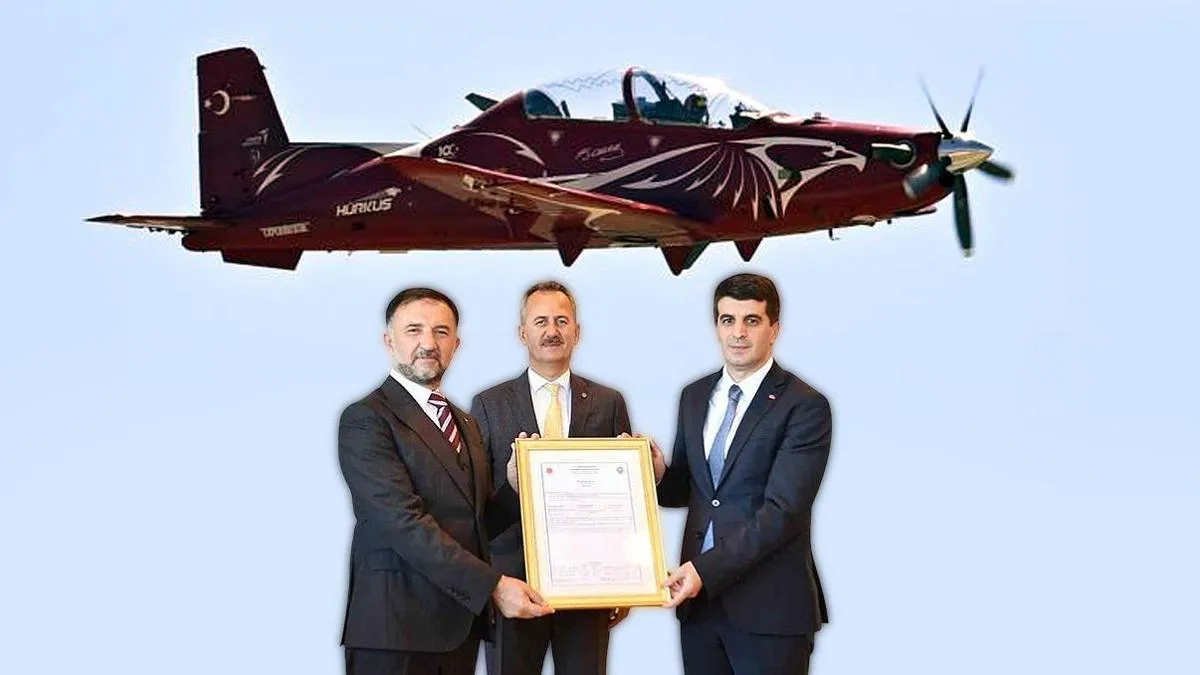 Hürkuş-II'ye Askeri Tip Sertifikası Verildi: Türk Havacılığında Tarihi İlk