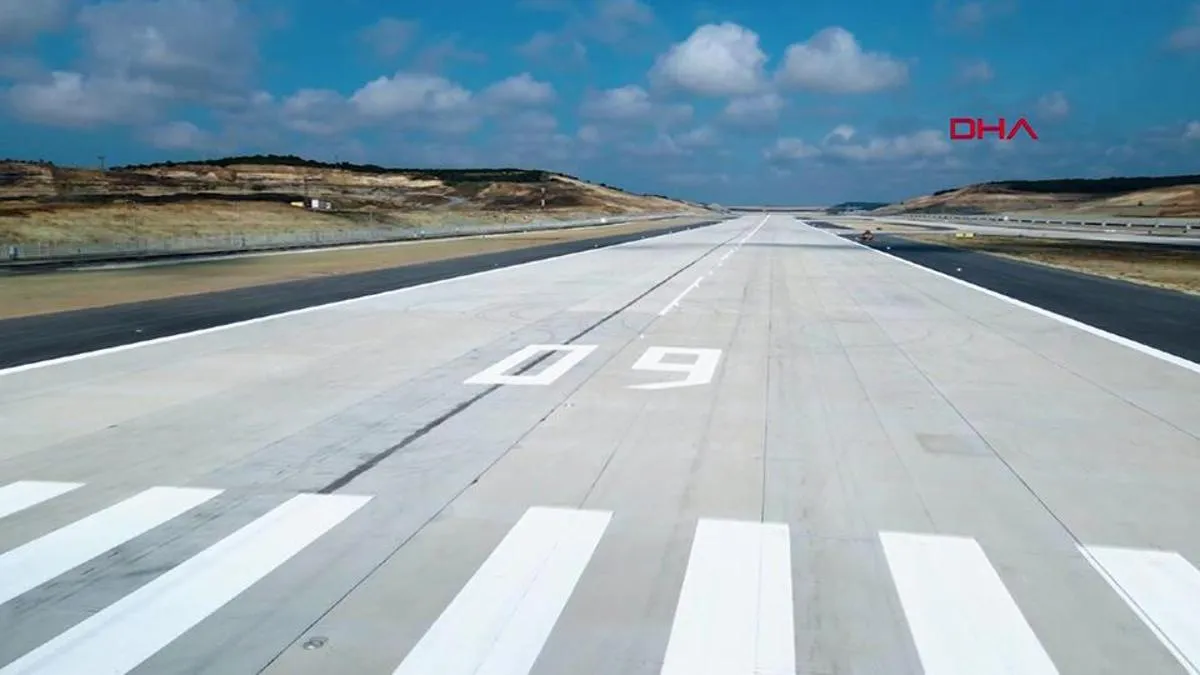 İstanbul Havalimanı'na Yeni Ana Pist Geliyor