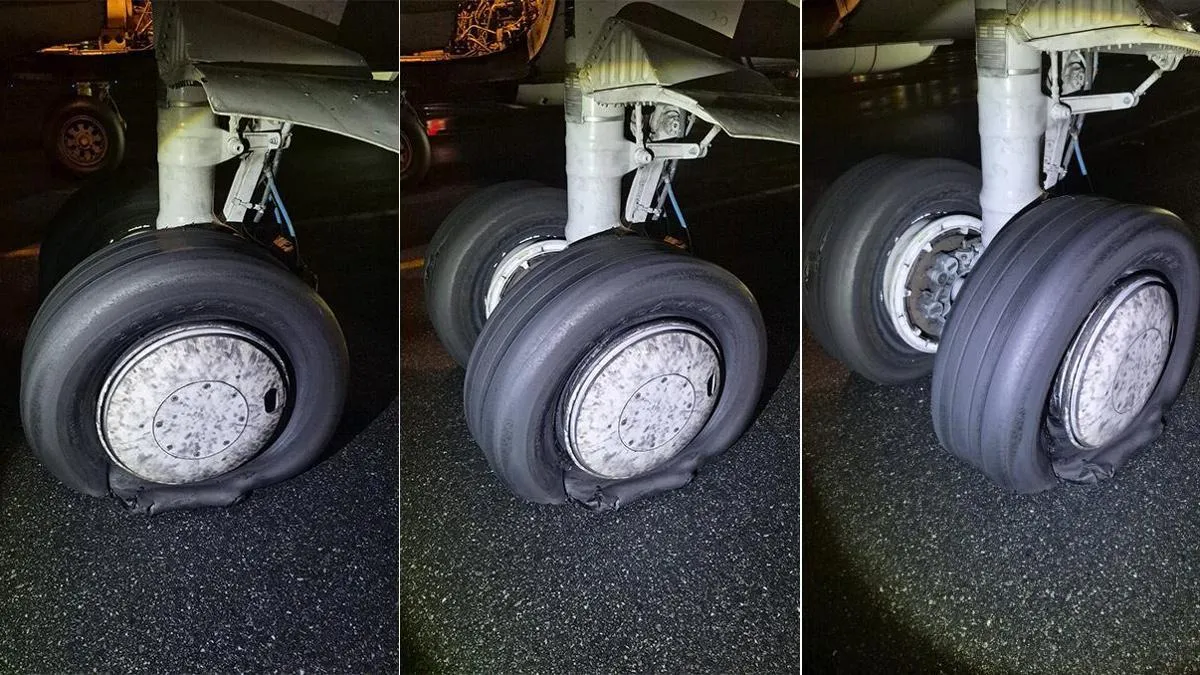 İstanbul Havalimanı'nda lastik patlayan uçak saatlerce yerde bekletildi