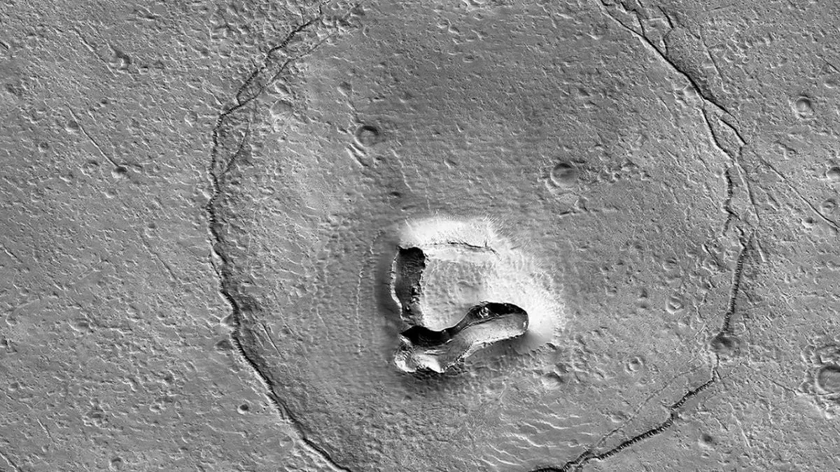 Mars'ta Ayı Benzeri Jeolojik Formasyon Keşfedildi