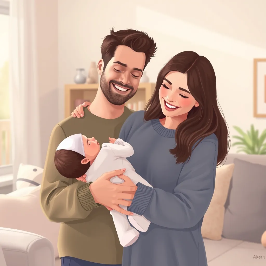 Merve Dinçkol ve Feyyaz Şerifoğlu ilk bebekleri Defne Yaz'a kavuştu