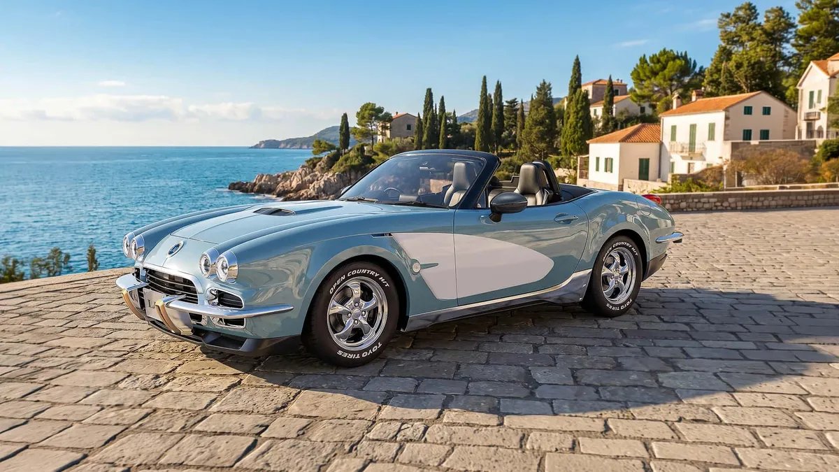 Mitsuoka, Mazda Miata'yı 1950'ler tarzı bir Corvette'e dönüştürdü
