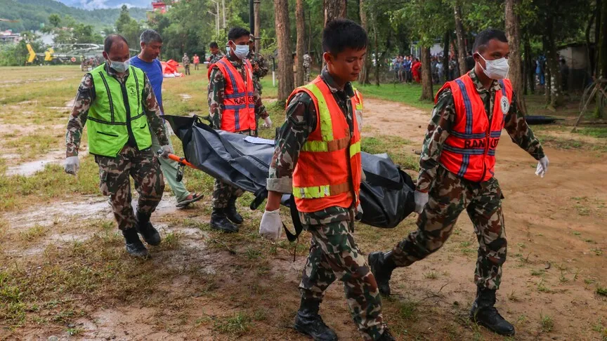 Nepal'deki sel afeti: Ölü sayısı 1.403'e ulaştı