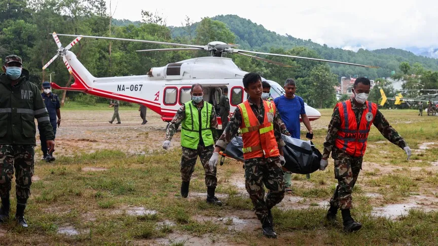 Nepal'deki Sel Felaketinde Can Kaybı 1342'ye Yükseldi