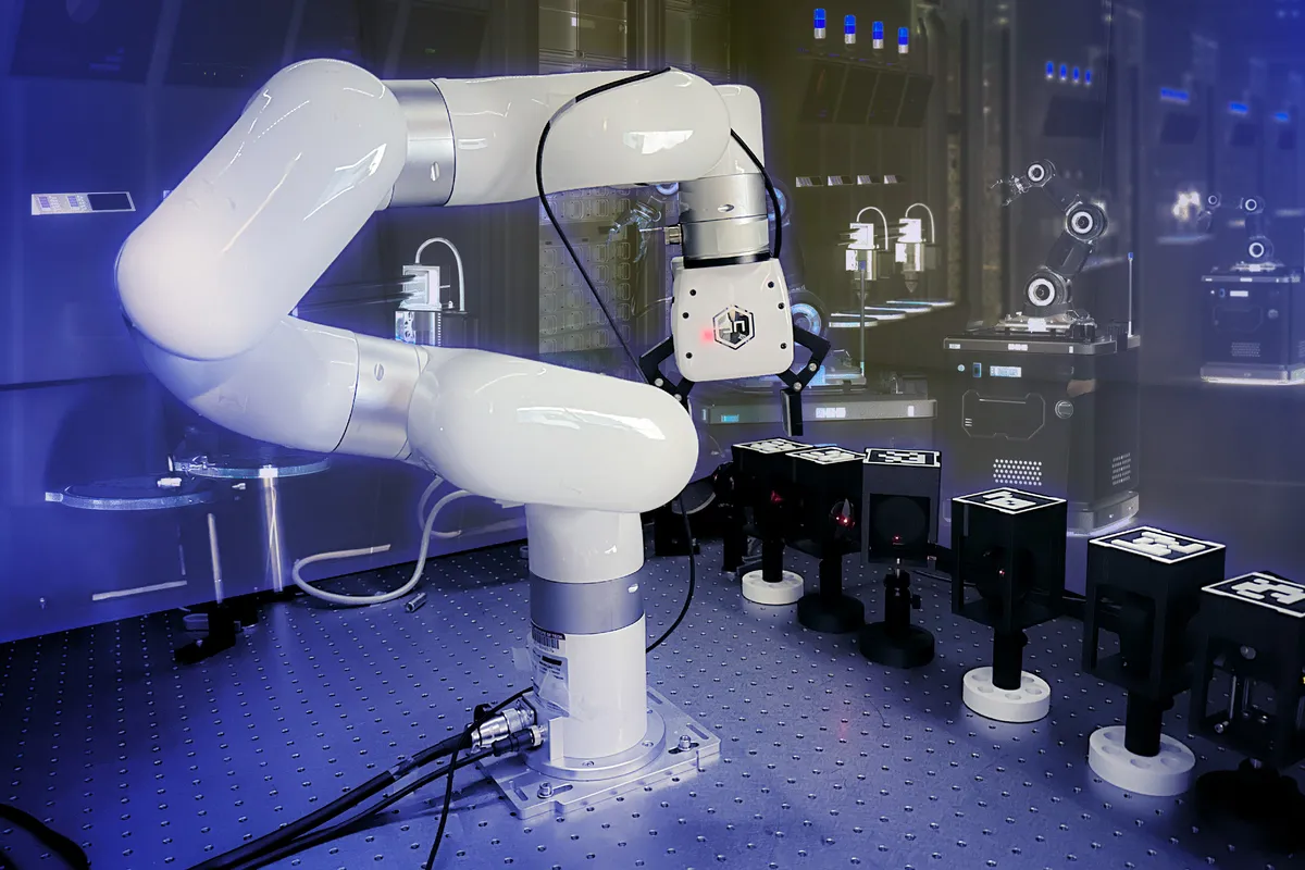 Robotik laboratuvar optik deneylerini otonom olarak yönetiyor
