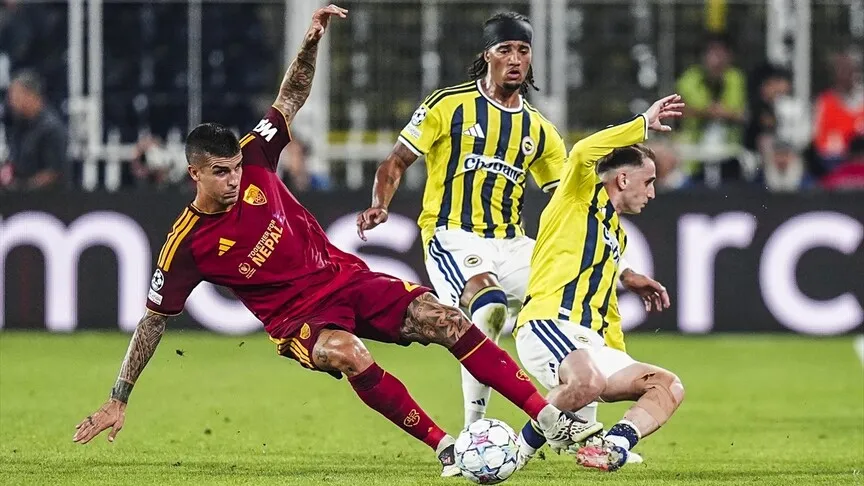 Şampiyonlar Ligi'nde ilk yarıda Roma önde