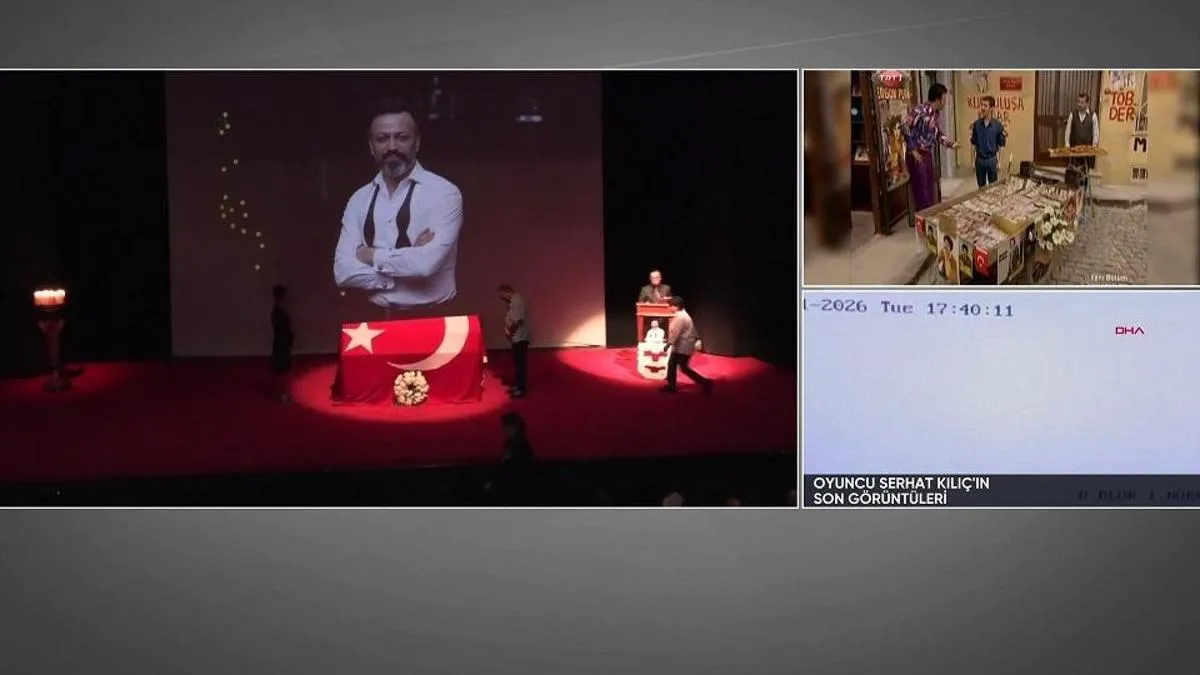 Sanat dünyasını yasa boğan veda: Serhat Kılıç için anma töreni düzenlendi