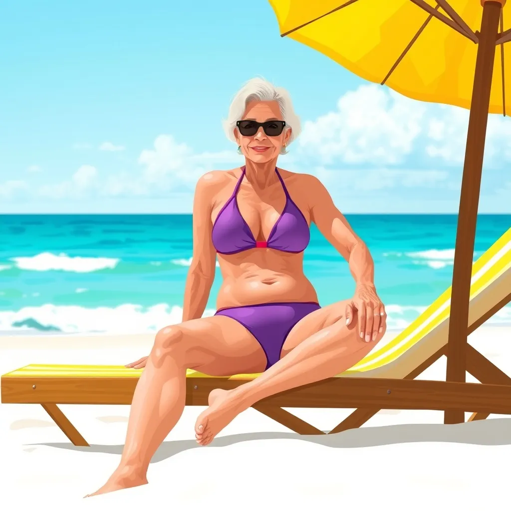 Sevim Emre'den bikinili paylaşıma tepki: Rabbim cömert davranmış