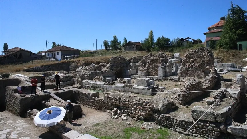 Sulusaray'daki Sebastapolis Antik Kenti gün yüzüne çıkıyor