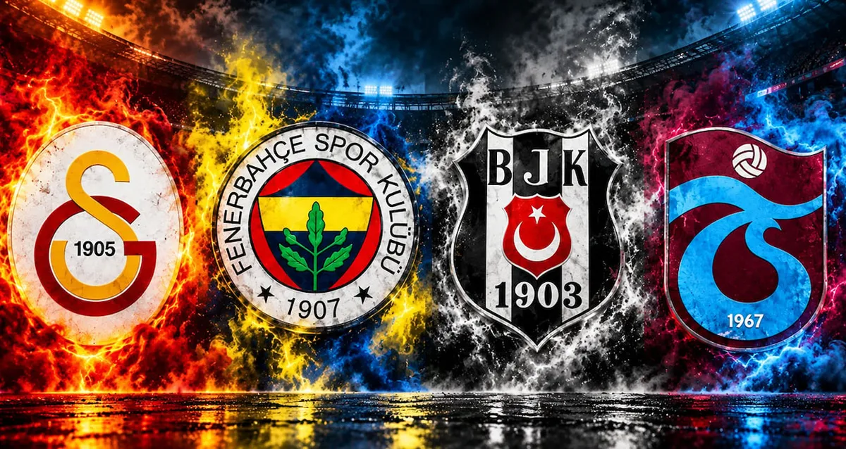 Süper Lig'de Dört Büyüklerin Resmi Kadroları Açıklandı: Sürpriz Eksikler