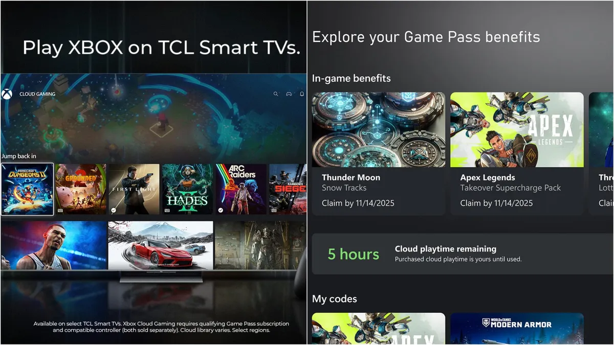 Xbox Bulut Oyun Süresini 15 Saate İndirdi, TCL Ekranlarda Yayınlanıyor